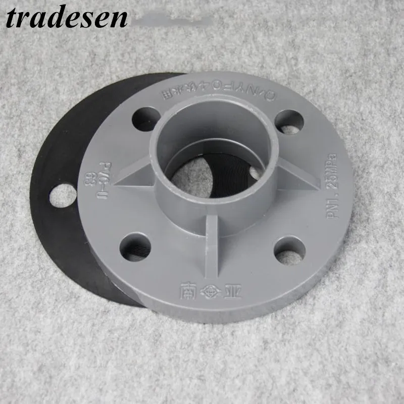 1pcPVCInnerDiameter63mm315mmFlangePipeConnector24Hose