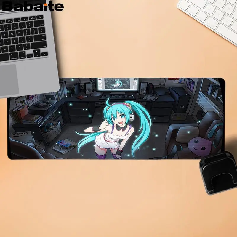 Babaite высокое качество Hatsune Miku индивидуальные коврики для мыши компьютерный Аниме Коврик для мыши и ноутбука большой коврик для мыши