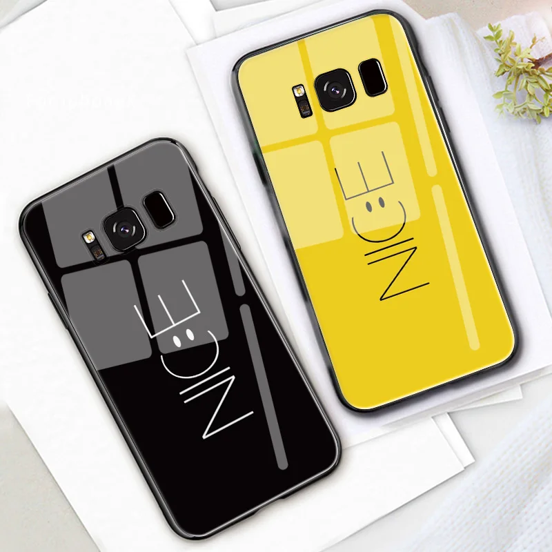 Чехол для телефона samsung Galaxy A50 A51 S6 S7 край S8 S9 S10 S11 Plus Note 8 9 10 Pro j4 j5 2017 Стекло милые