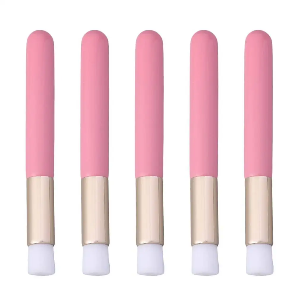 

10Pcs/pack Deep Cleaning Blackhead Brush Nose Washing Brush Blackhead Cleaner Exfoliating Facial Cleansing Brush Wooden Pink