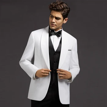 

2020 Men Wedding Suit tuxedo Custom Slim Fit Groom Prom Tailor Made Costumes Best Man Gala Party Clothing 3 Pieces（jacket+vest+p