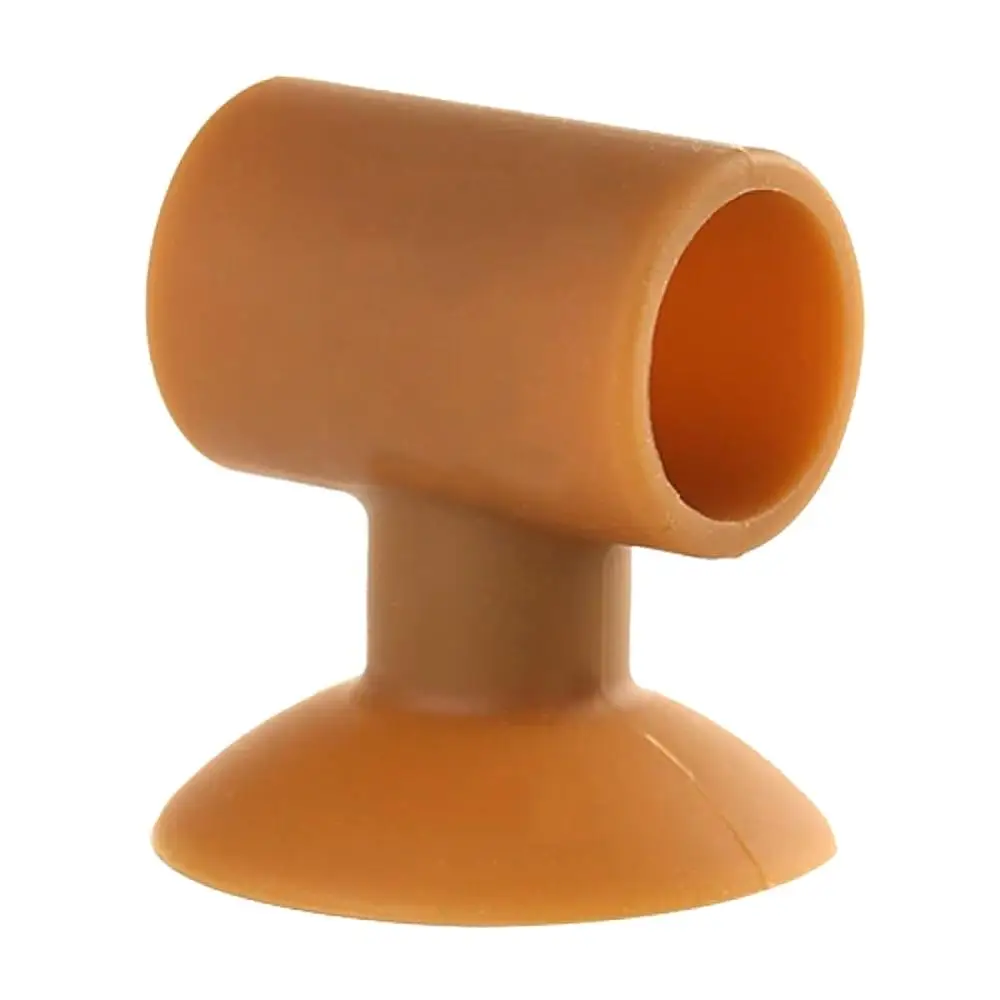1pc rubber 1 шт., 2 шт., силиконовая противоскользящая присоска для дверной ручки, домашняя Защитная Прокладка для двери, бесшумный глушитель, присоска для двери - Цвет: 1pc rubber