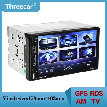 

2 DIN Car Radio 7"mirror link Car Stereo Player Car Multimedia GPS RDS/AM DTV MP5 Bluetooth USB Auto-radio Car Front/Rear Camera