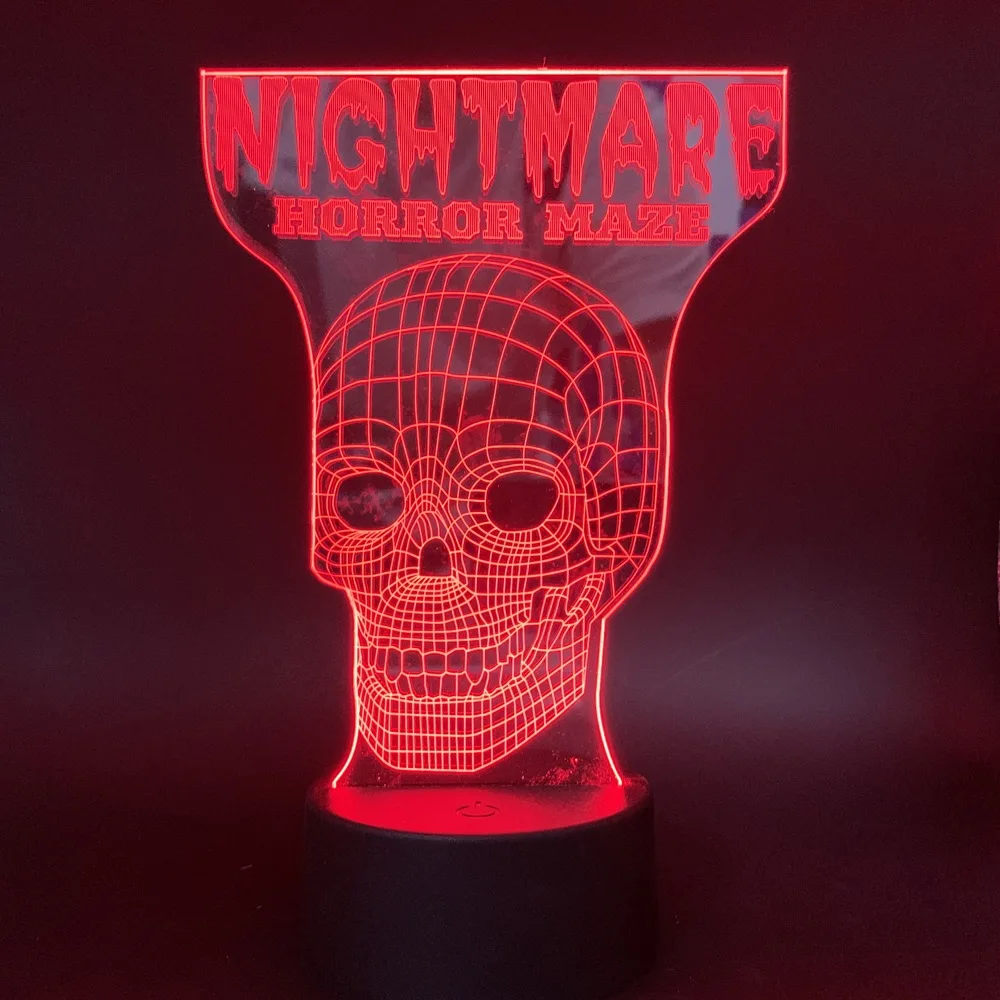 Ночник USB Lampara 3D лампа визуальный свет effece ночник светодиодный для мальчика подарок младенческой Ночной свет изменение цвета ночные светильники