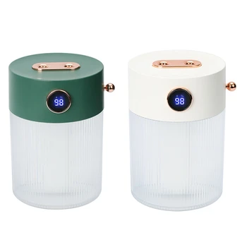 

QW-H18 Crystal Double Spray Humidifier USB Mini Built-in Battery Large Capacity Household Air Sprayer 650Ml