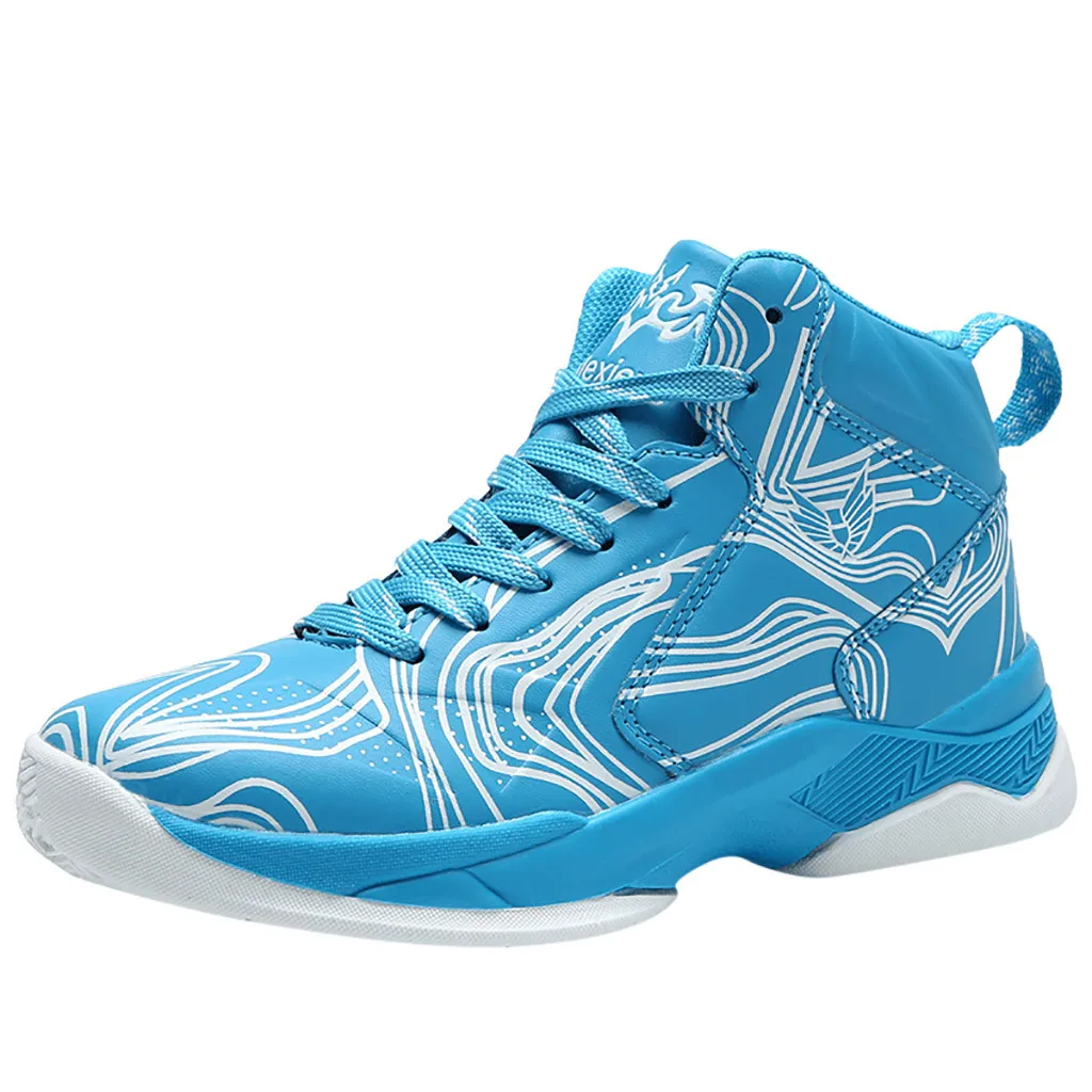 Leisure Sports Running Basketball Shoes For Children Anti-skid Comfortable Ankle Boots Breathable Sneakers Sport Shoes