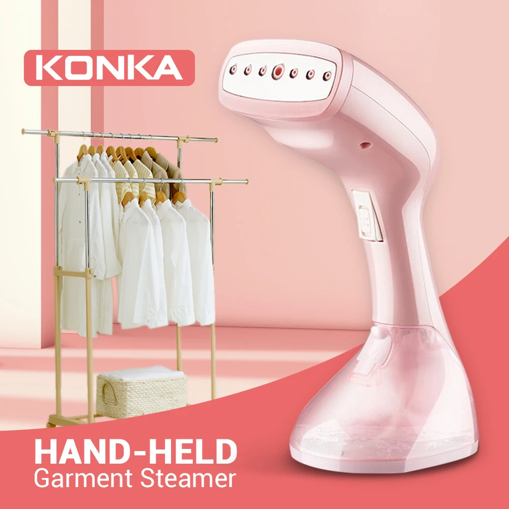 

KONKA Handheld Garment Steamer 1500W 25s Fast Heatup Electric Steam Iron Clothes Wrinkle Sterilization KZ-G418B 220V 1500W Tools