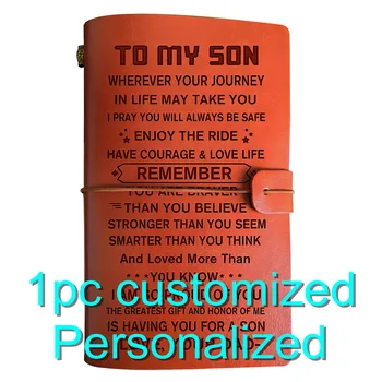 

Engraved Leather Journal Dropshipping 2020 Center Engraved Gifts BJ014 A6 Notebook Diary Personazlied Graduation Gifts For Son
