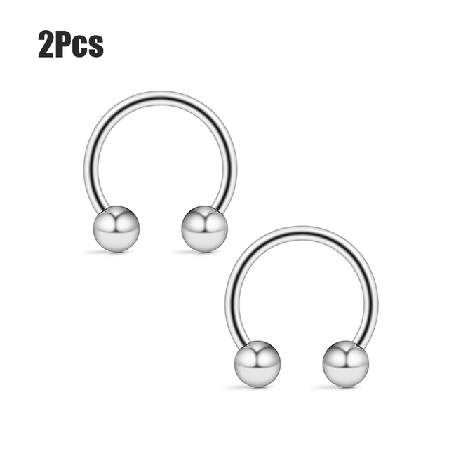 Stainless Steel Nose Ring 14G 16G Spike Nose Piercings Helix Ear Piercing Women Men Septum Rings Body Piercing Jewelry