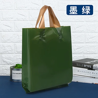 Free Gift Clothe Cosmetic Custom Organ Plastic Hand Tote Widening Side Packaging Bag Daily Store Shopping Backpack Doll Box Shoe - Цвет: 5