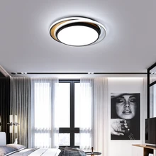 Новая круглая современная светодиодная Люстра для гостиной, спальни, комнаты, кухонный светодиодный светильник, Потолочная металлическая+ деревянная современная люстра lampara techo