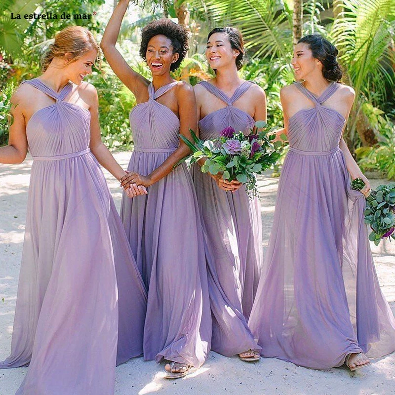 lavender beach wedding dresses
