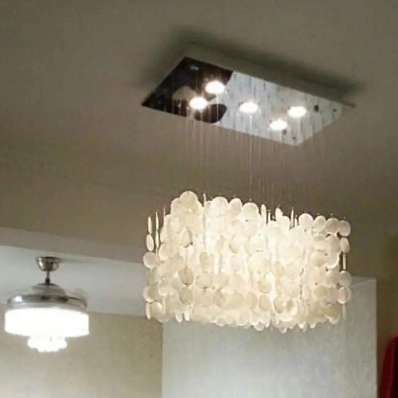 Novelty Shell Ceiling Lights For Dining Room Gu10 Led Spot Light