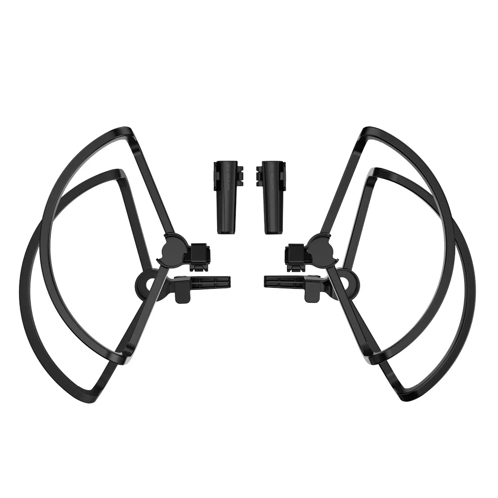 Foldable Propeller Guards with Landing Gear For DJI Mavic Mini Safe Landing and Flying Quick Release Propeller Drone Accessories - Цвет: Черный