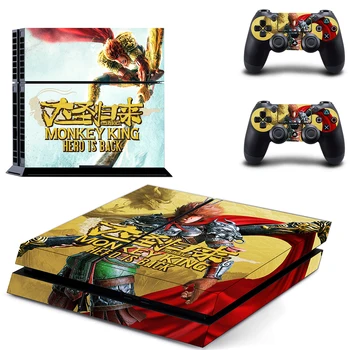 

Monkey King Hero Is Back Decal PS4 Skin Sticker for Playstation 4 Console Protection Film +2Pcs Controllers Cover