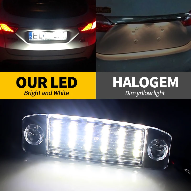 thumbnail image 2 of 18 LED License Plate Lights - 2 Pack Error Free Number Plate Lamps For Hyundai Kona, Sonata & Kia Sportage 2 of 13