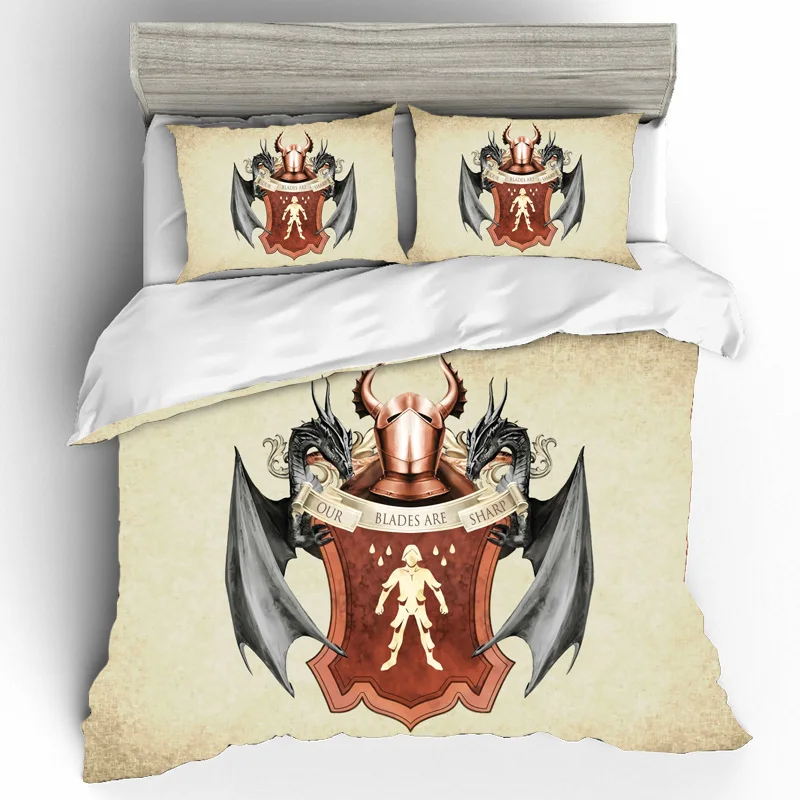 

Home Textiles Bed Linen Set Game Of Thrones Quality Children Couple Twin Size Bedding Set duvets and linen sets Bed Linen Cotton