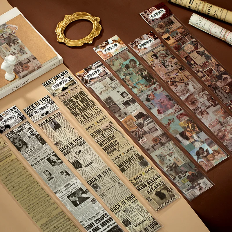 

The Old Time Series Washi Tape Decorative Adhesive Tape Masking Tape For Stickers Scrapbooking DIY Stationery Tape