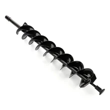 100mm Auger Drill Bit Steel Earth Drill Dual Blade Auger Drill Bit For Fence Post holes Planting Trees Turning Irrigation Work 100mm Auger Drill Bit Steel Earth Drill Dual Blade Auger Drill Bit For Fence Post holes Planting Trees Turning Irrigation Work