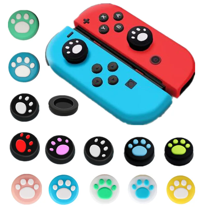 2 шт. силиконовые колпачки для джойстика Nintendo Switch Lite NS Joy Con Wii|Запасные части| |