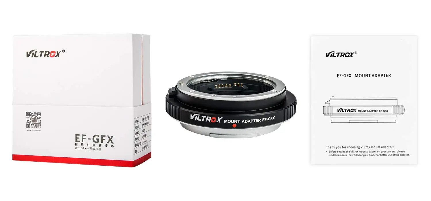 Viltrox EF-GFX адаптер для крепления объектива с автофокусом для Canon EF или EF-S-Mount Lens для FUJIFILM g-mount GFX camera GFX 50S GFX 50R