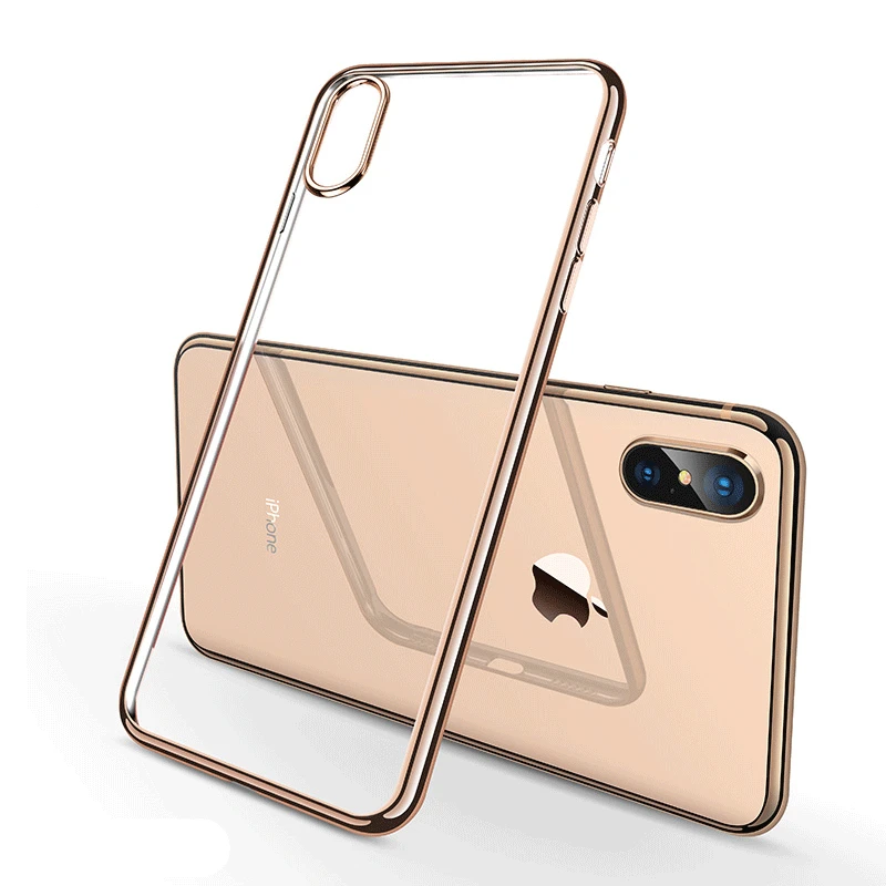 Чехол для iPhone 11 Pro MAX XS XR прозрачный чехол из ТПУ 8 7 Plus яркий хрустальный телефона |