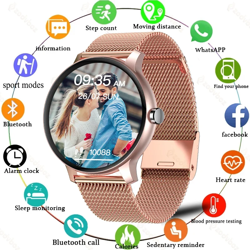 Новые женские умные часы для звонков по Bluetooth мужские индивидуальные