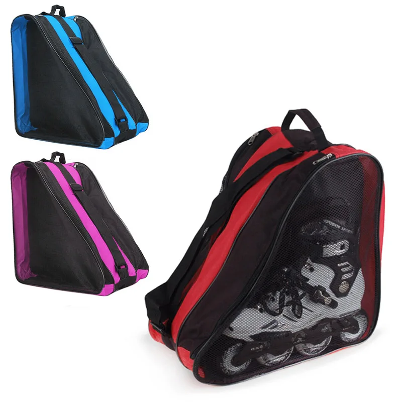 Ice Skate Roller Blading Carry Bag with Shoulder Strap for Kids Adults