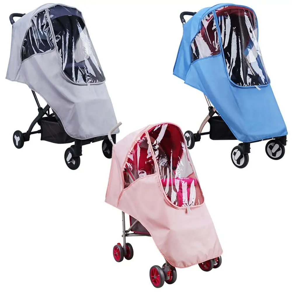 

Stroller Accessories Waterproof Rain Cover Transparent Wind Dust Shield For Baby Strollers Pushchairs Raincoat UV protection