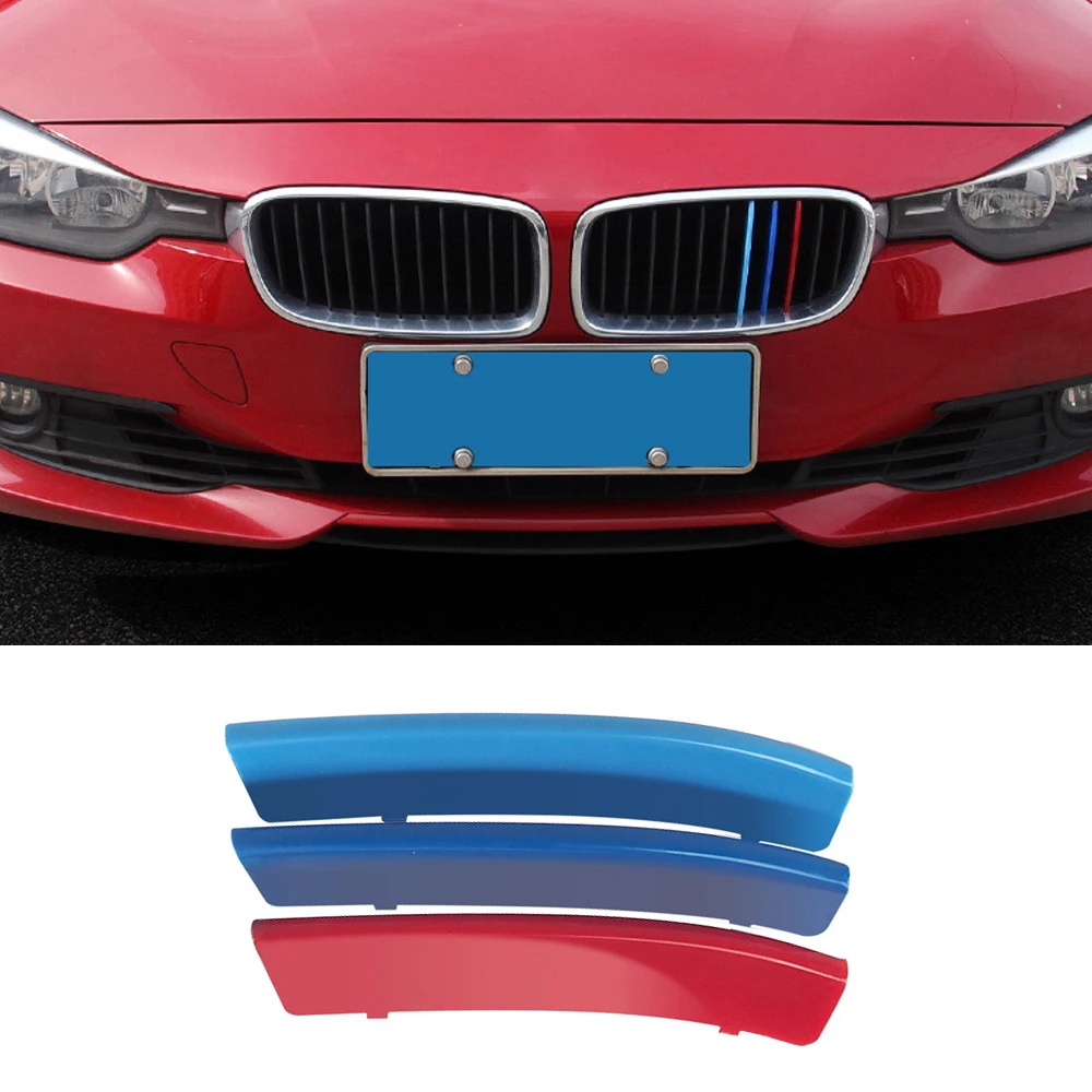 3 шт. наклейки на гриль для BMW E90 E91 E92 E93 E46 M3 325i 328i 2013 2019|Гоночные решетки| |