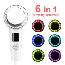 

6 In 1 Ultrasonic Cavitation Machine EMS Galvanic LED Ultrasound Slimming Body Face Lift Tools Infrared Therapy Beauty Apparatus