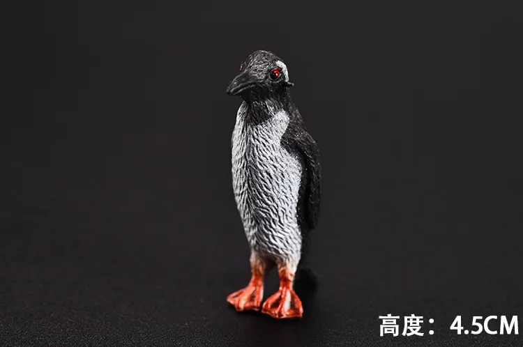 Cross Border Model Penguin Model Toy 8-Penguin Toy Decoration 2-Inch Penguin Accessories Children'S Educational Toy