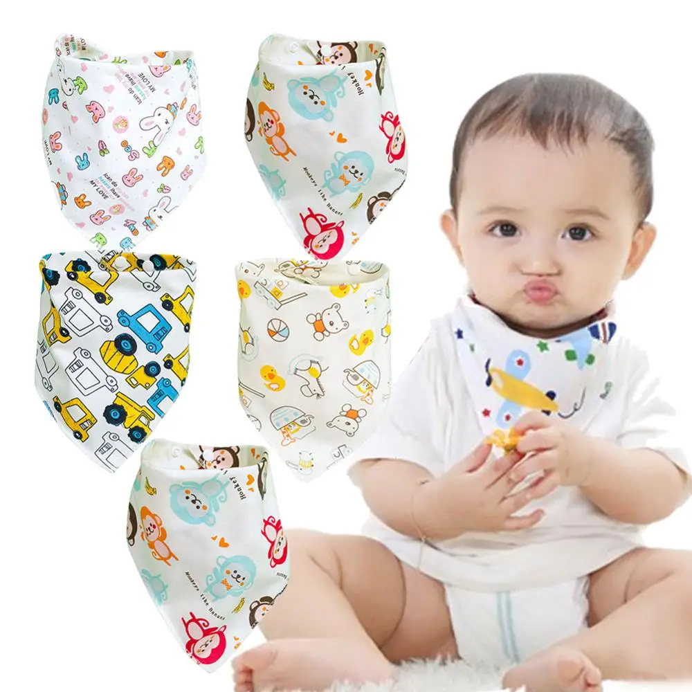 Toddler Baby Scarf Triangle Saliva Towel Bibs Bandana Cotton Feeding Scarf G 