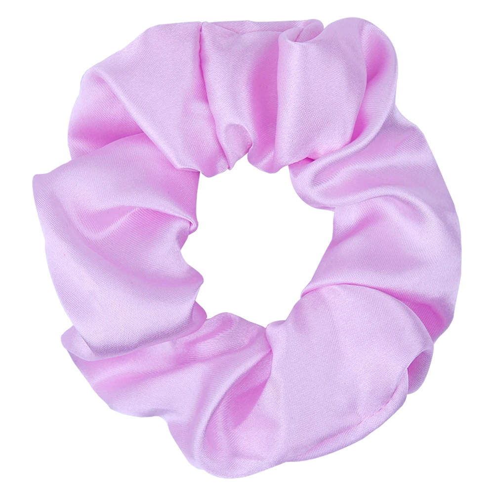 Light pink headband Резиновые резинки для волос Meimile для девочек, резинки для волос, конский хвост, Детские аксессуары для волос для принцессы, оранжевые - Цвет: Light pink headband