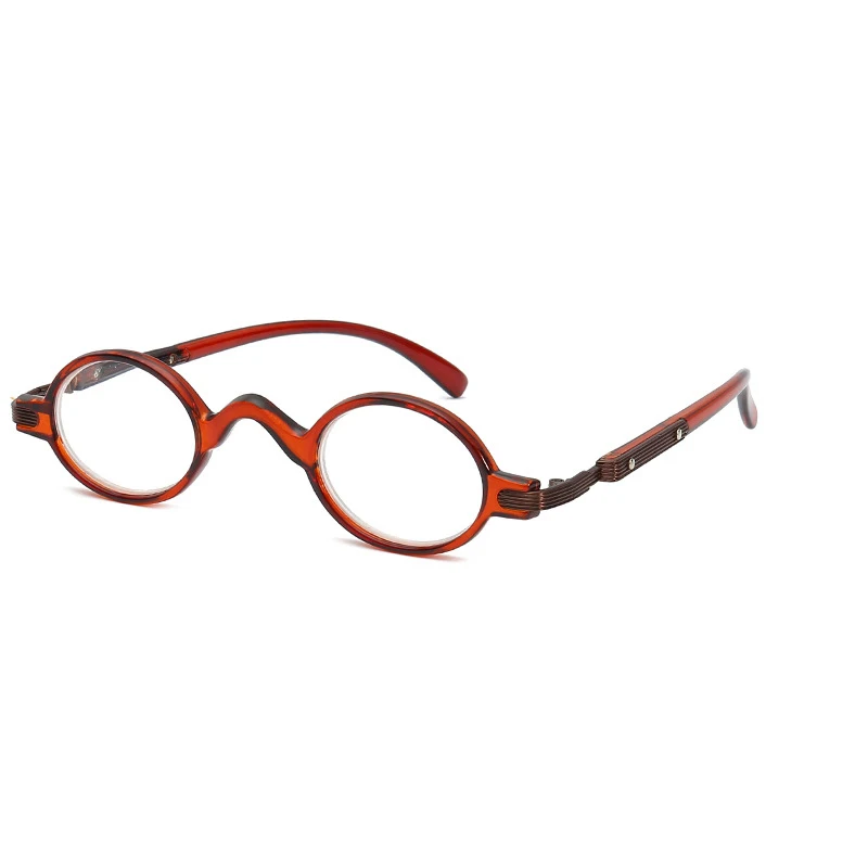 Small Oval Reading Glasses Men Women Retro Round Hyperopia Presbyopia Eyewear Glasses with Diopter+1.0 1.5 2.0 2.5 3.0 3.5 4.0