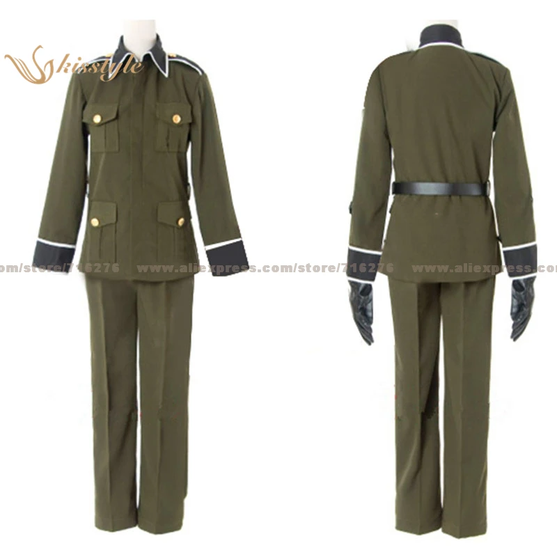 Kisstyle модная одежда Hetalia: Axis Powers лудвиг немецкая униформа костюм для косплея