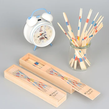 

Baby Educational Wooden Toys Traditional Spiel Pick Up Sticks With Box Kids Funny Learning Game Toys For Children Birthday Gifts