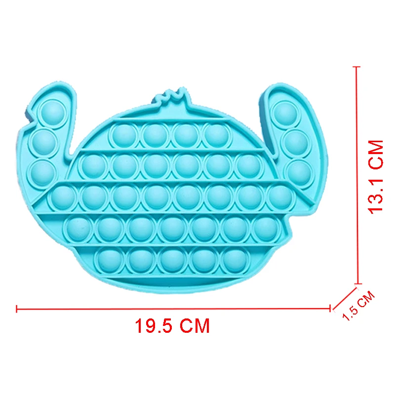 Stitch Shape Push Bubble Sensory Pop It 