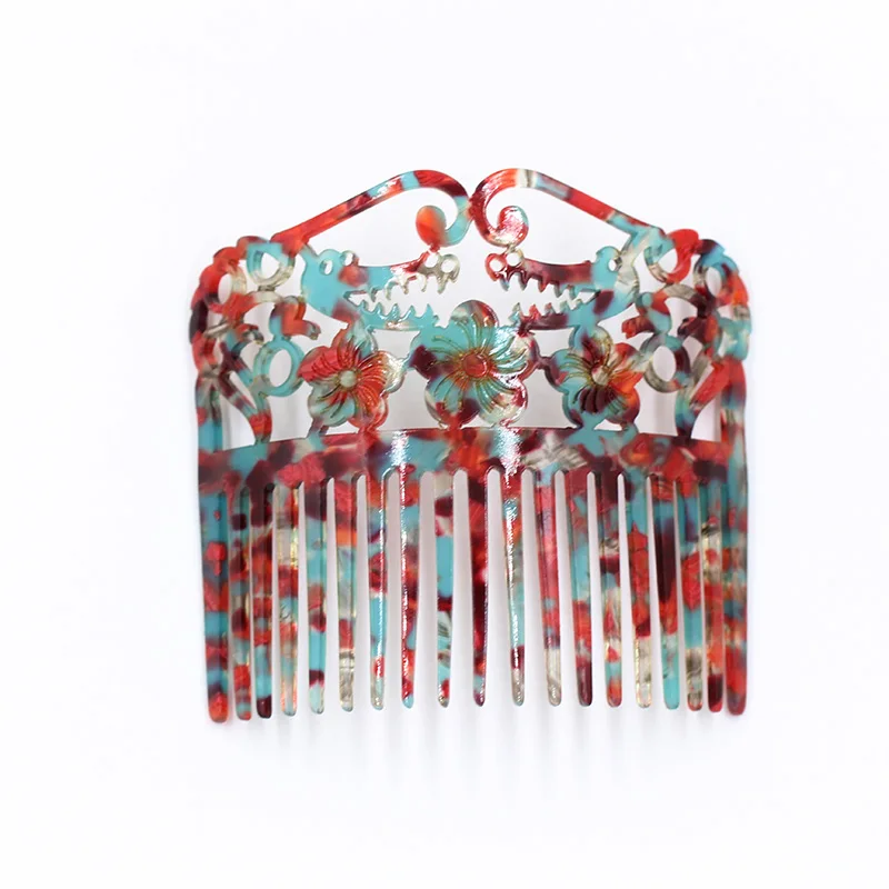Hair comb acetic acid plate a variety of color fashionable female holiday party headdress decoration
