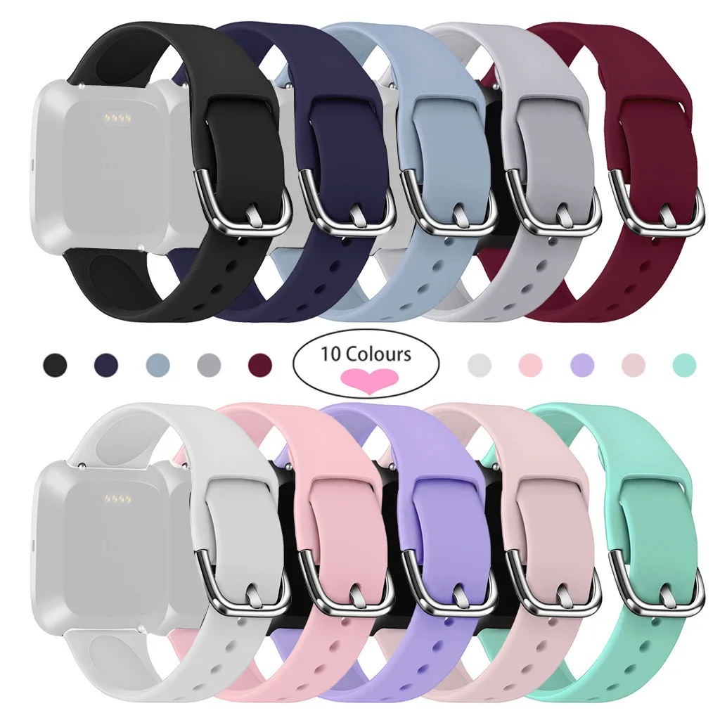 

Replacement Silicone Breathable Wrist Band Watch Quick Release Silicone Easyfit Wrist Band Strap For Fitbit Versa 2 Wristband