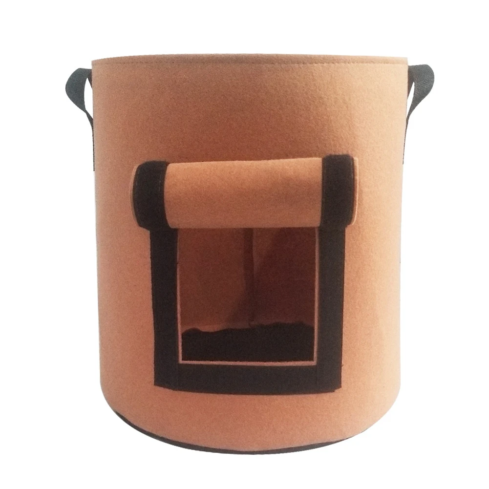 D25xH30cm Пакеты для картошки, окна, сумки для овощей, садовая растительная сумка, висячая плантатор, томатная клубника, цветочные сумки, растительный мешок - Цвет: D25xH30cm