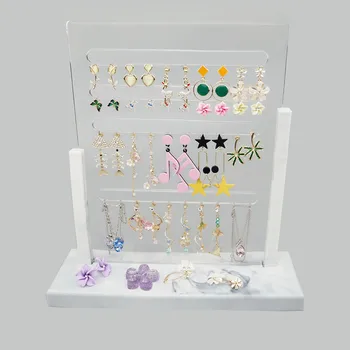 

1 Set Of Diy Crystal Drop Glue Jewelry Storage Rack Mold Earrings Earrings Pendant Storage Display Rack Silicone Mold Set