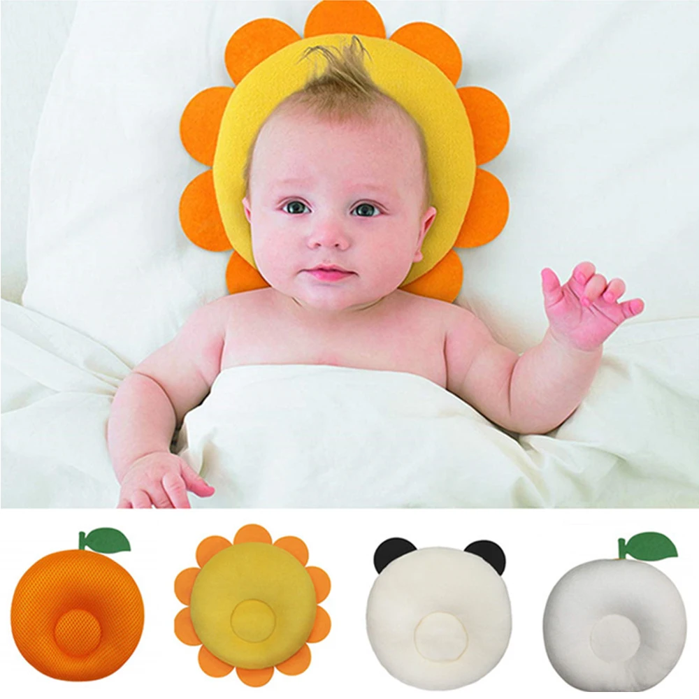 Newborn Soft Nursing Pillows Home Decor Baby Head Neck Pretection Pillow Cushion Cotton Bedding Kids Head Shaping Pillow