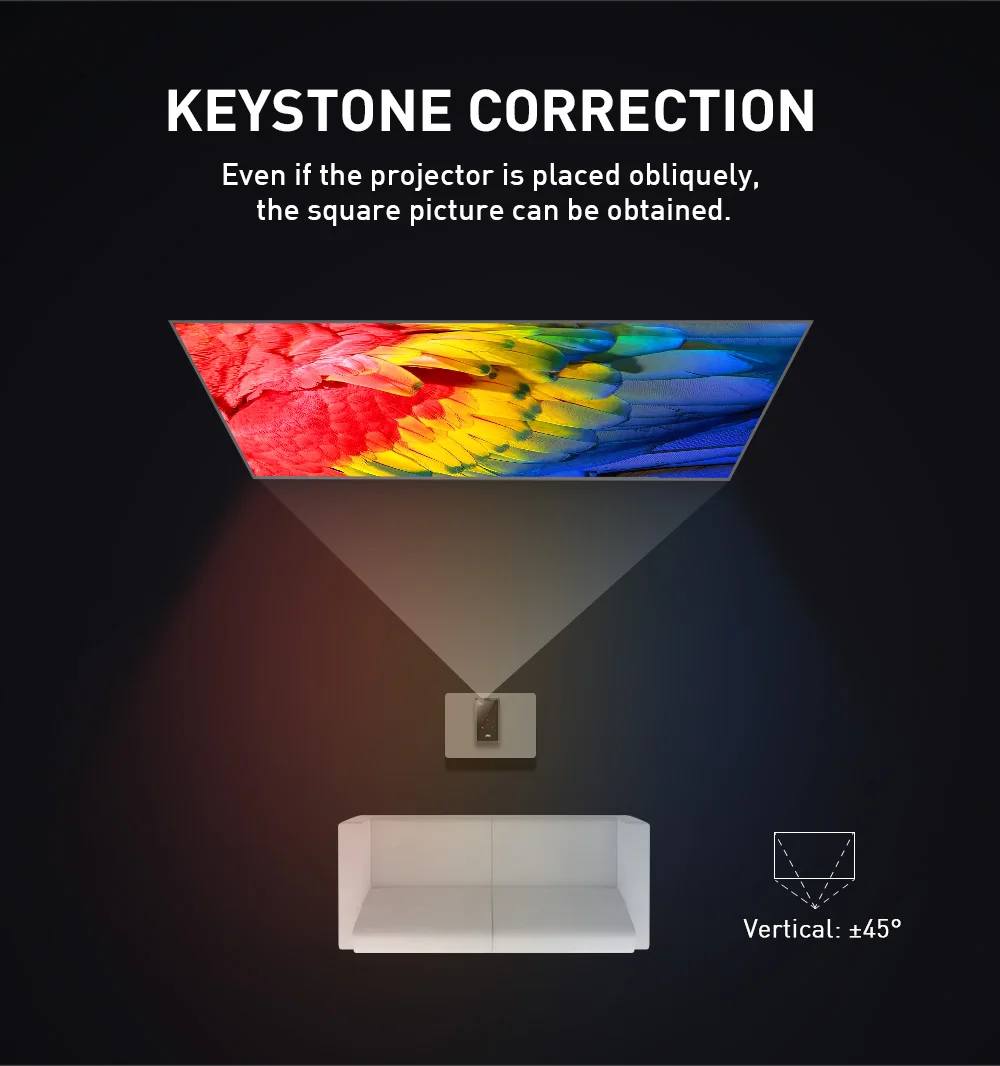Мини проектор ALSTON P09 портативный DLP Android для домашнего кинотеатра HDMI поддержка