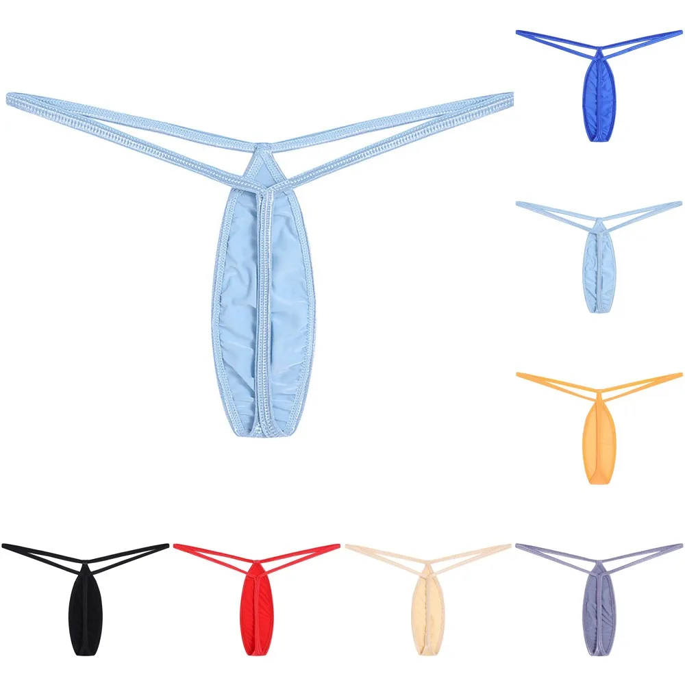 Мужские Соблазнительные трусы-бикини Трусы-стринги эластичное нижнее белье