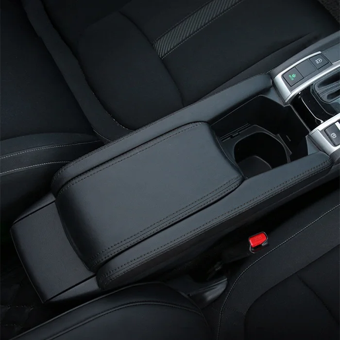 Для Honda Civic 10th gen кожаная Автомобильная консоль подлокотник коробка рукав накладка центр Коробка Для Хранения Чехол коврик