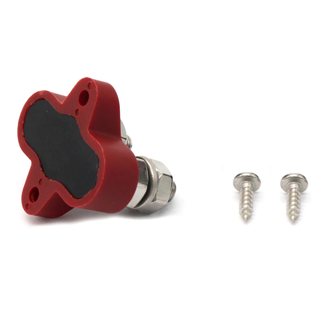 Red Junction Block Power Post Stainless Steel Insulated Terminal Stud M8