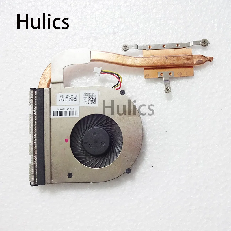Hulics вентилятор охлаждения для ноутбука кулер для процессора DELL 3541 3542 3543 радиатор процессора 09W0J6 0511FV