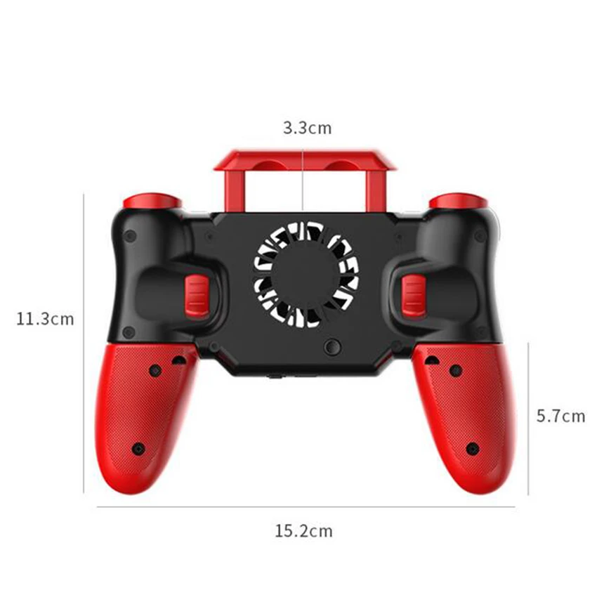  Bluetooth Gamepad Controller With Cooling Fan Heat Dissipation PUBG Game Pad Joystick For IOS Phone