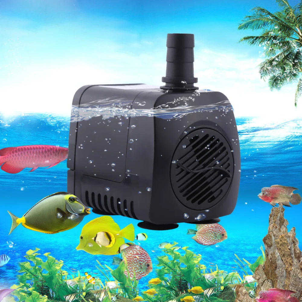 Pompe Aquarium à Eau interne Fontaine Poisson 800L-H 15W 220V-240V